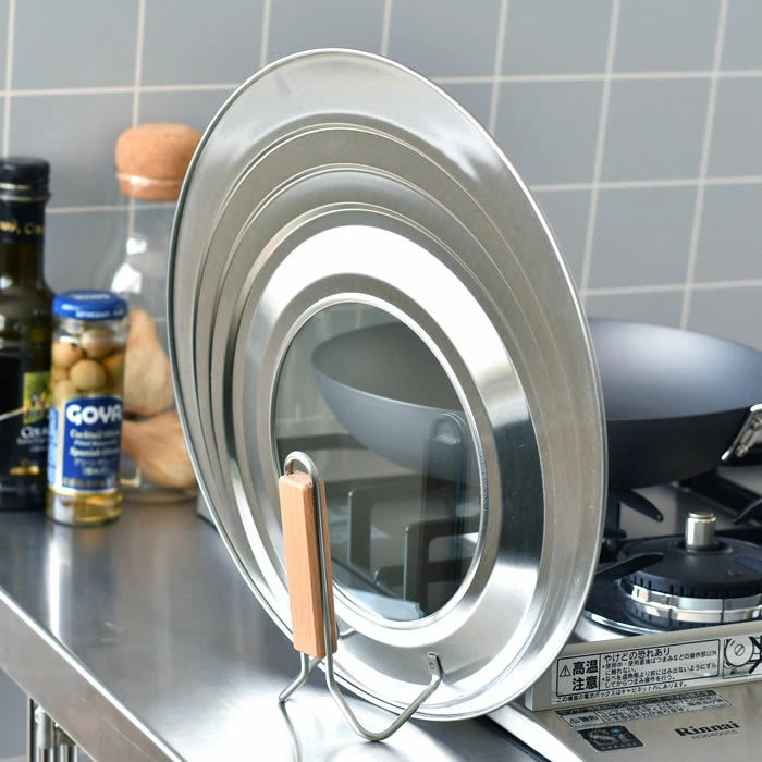 Kyoto Katsugu Stainless Steel Pan Lid with Glass Window 24-30cm