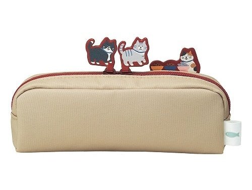 Lihit Lab Cat's Daily Routine Box Pen Pouch