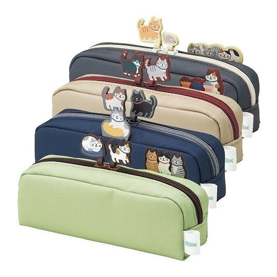 Lihit Lab Cat's Daily Routine Box Pen Pouch