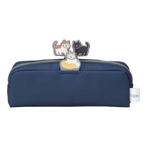 Lihit Lab Cat's Daily Routine Box Pen Pouch