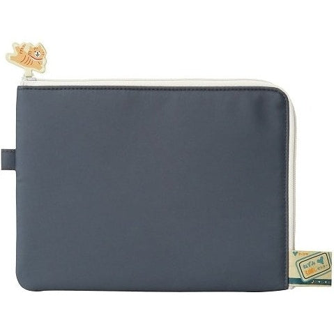 Lihit Lab Cat's Daily Routine Flat Card Pouch L