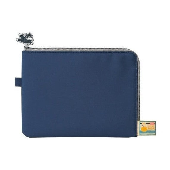Lihit Lab Cat's Daily Routine Flat Card Pouch L