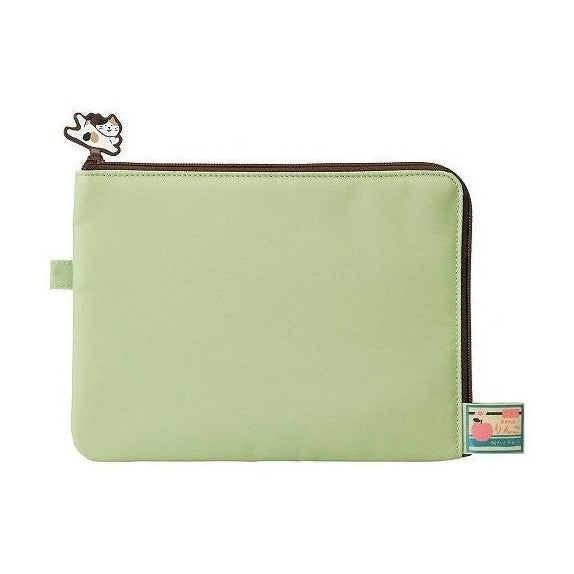 Lihit Lab Cat's Daily Routine Flat Card Pouch L