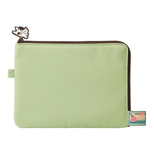 Lihit Lab Cat's Daily Routine Flat Card Pouch L