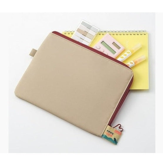 Lihit Lab Cat's Daily Routine Flat Card Pouch L