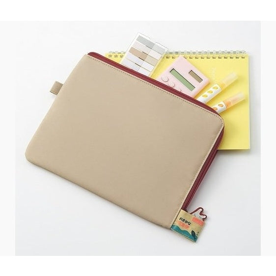 Lihit Lab Cat's Daily Routine Flat Card Pouch L