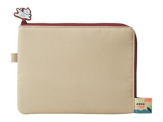 Lihit Lab Cat's Daily Routine Flat Card Pouch (L)