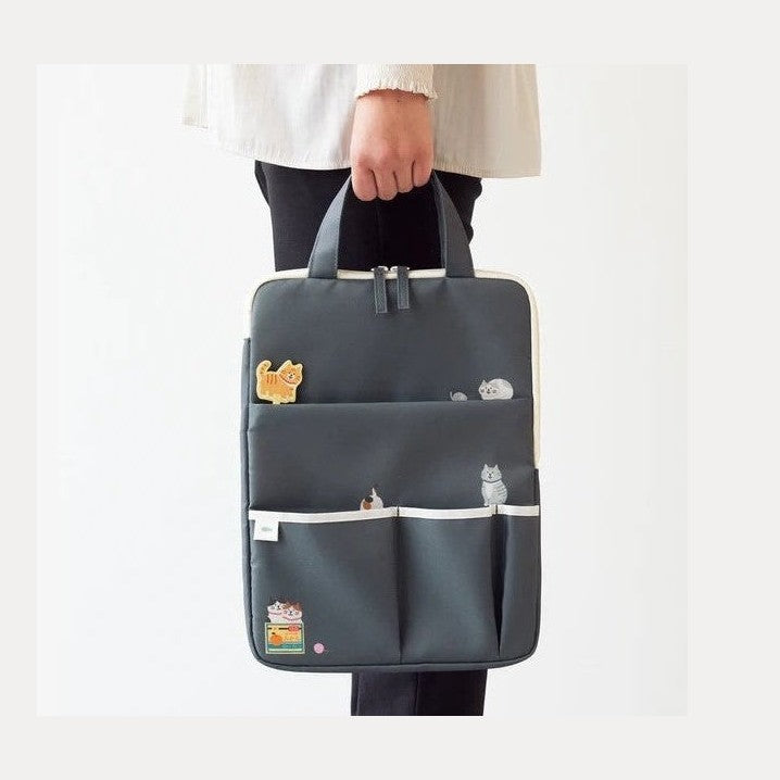 Lihit Lab Cat's Daily Routine Laptop Carrying Bag