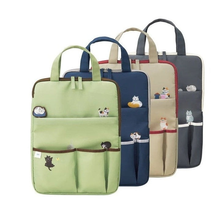 Lihit Lab Cat's Daily Routine Laptop Carrying Bag