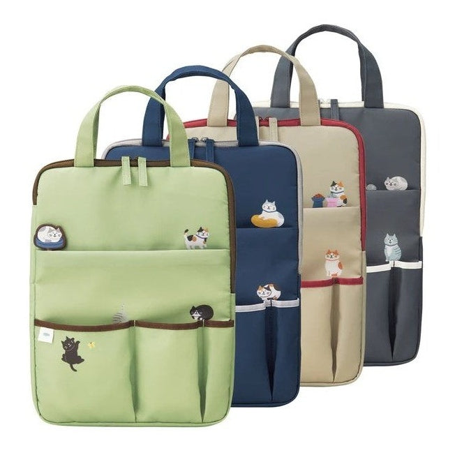 Lihit Lab Cat's Daily Routine Laptop Carrying Bag