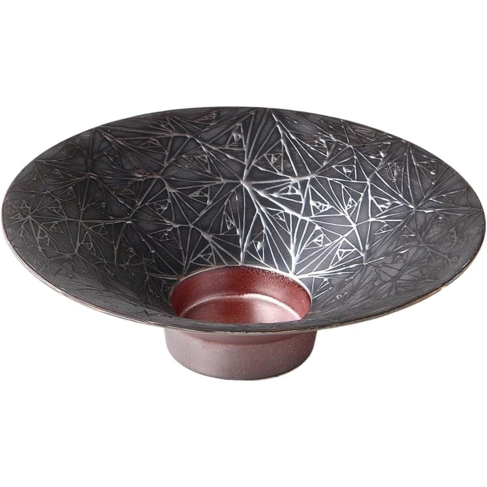 Lumix Flux Knob Black Serving Bowl 29.5D