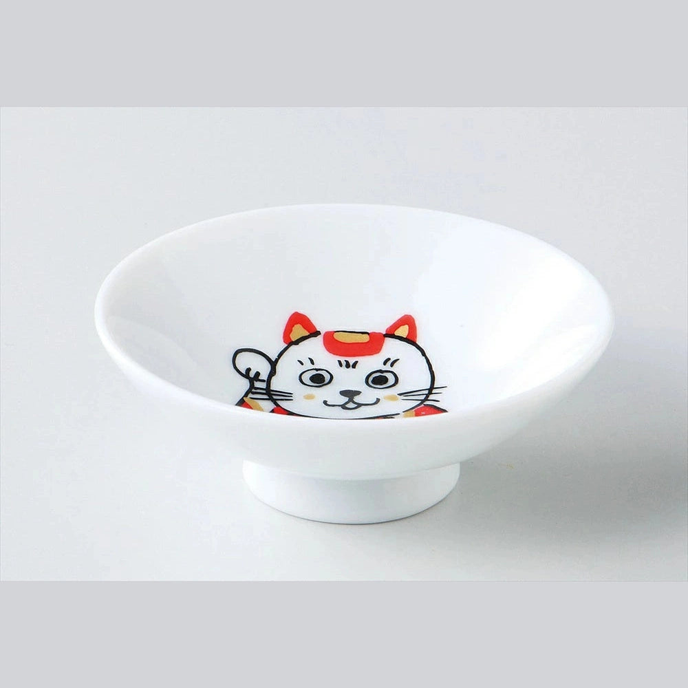 Maneki-neko Cat Sake Cup 5P Set