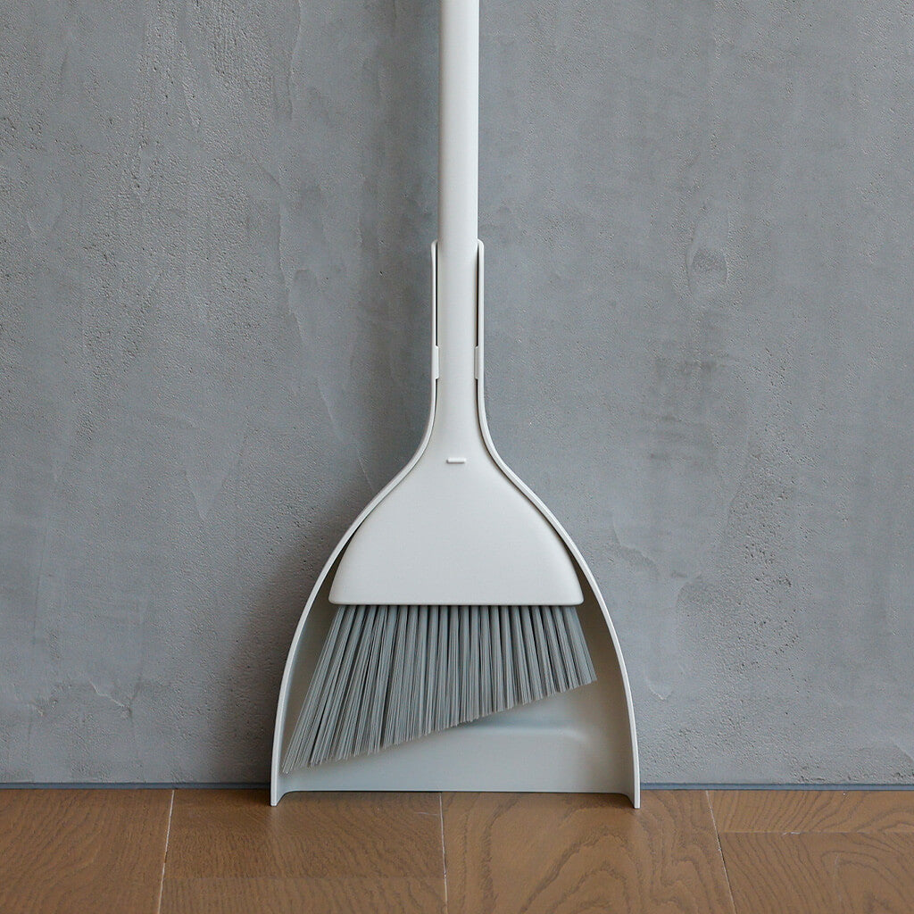 Marna Slim Self-Standing Broom and Dustpan