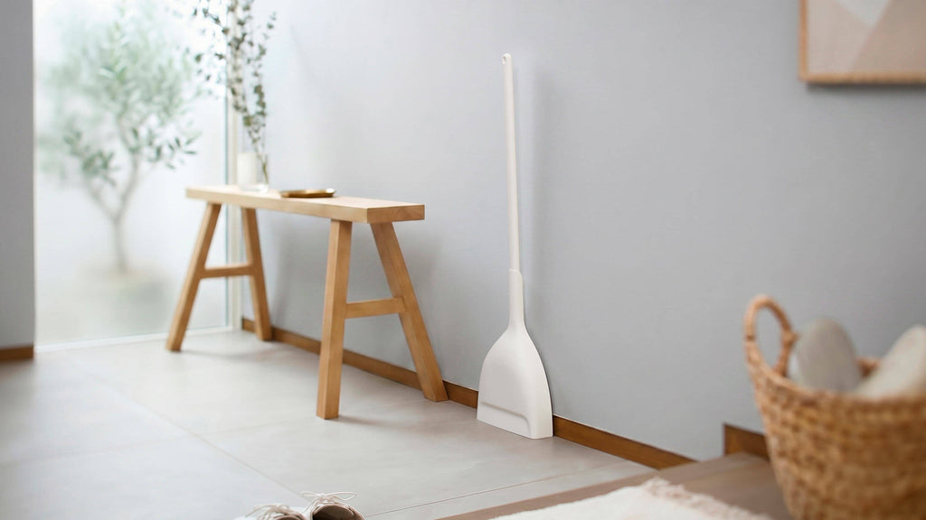Marna Slim Self-Standing Broom and Dustpan