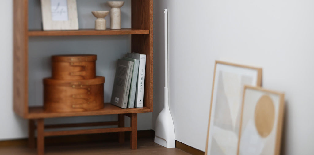 Marna Slim Self-Standing Broom and Dustpan