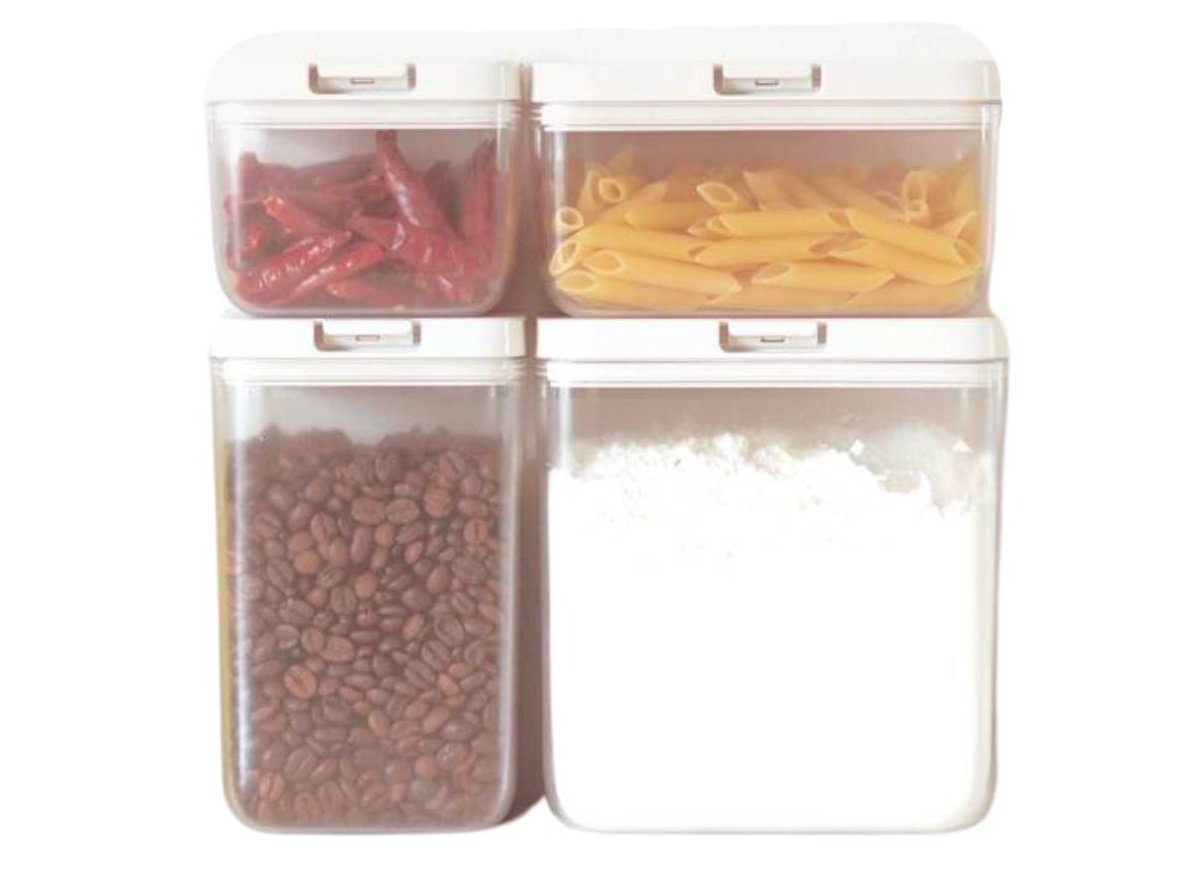 Marna Good Lock Canister Clear 4P Set