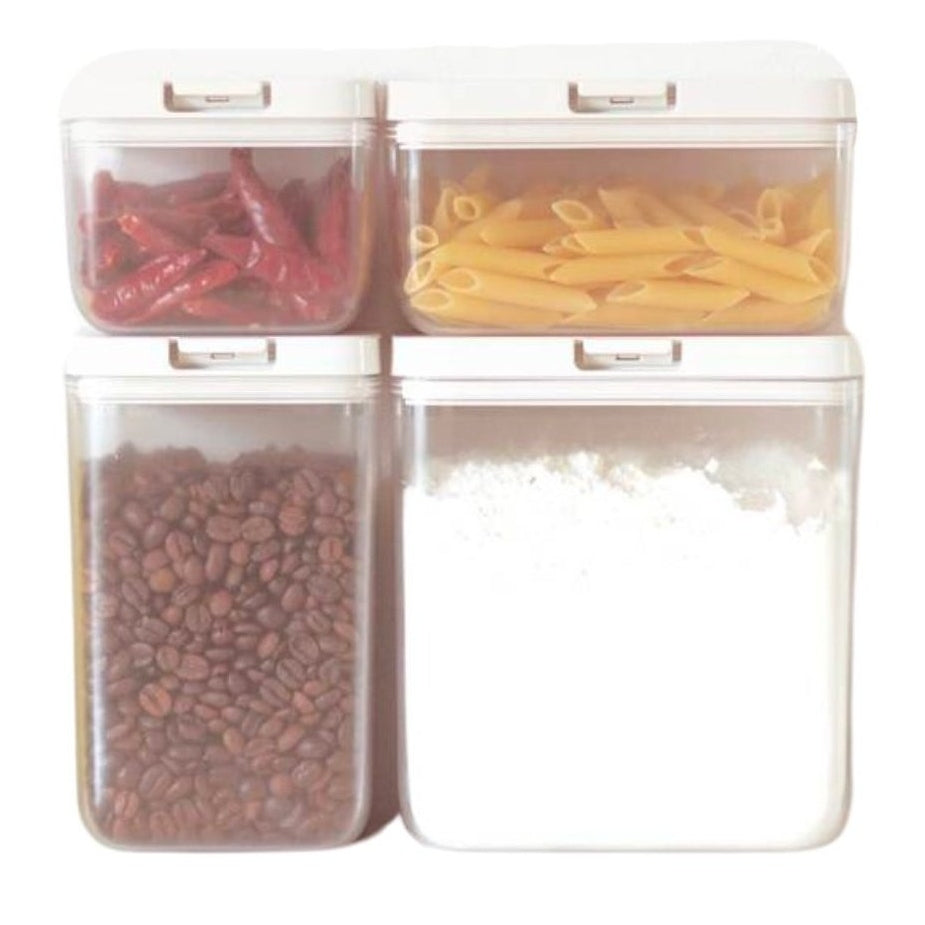 Marna Good Lock Canister Clear 4P Set