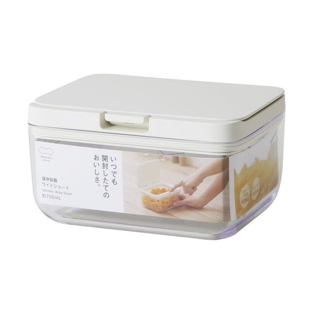 Marna Good Lock Canister Wide Short 700ml