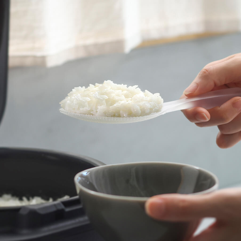 Marna Stand Up Rice Scoop Premium Clear