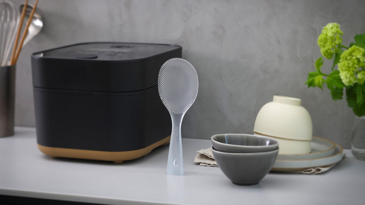 Marna Stand Up Rice Scoop Premium Clear