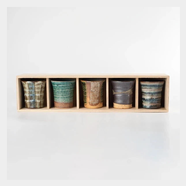 Maruki Kiln Sake Cup 5P Set
