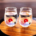 Marumo Takagi Colour Changing Mount Fuji Round Glass 2P Set