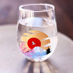 Marumo Takagi Colour Changing Mount Fuji Round Glass 2P Set