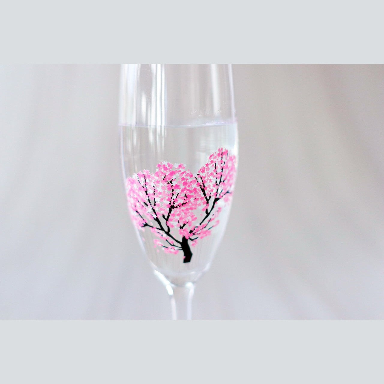 Marumo Takagi Colour Changing Sakura Champagne Glass 2P Set