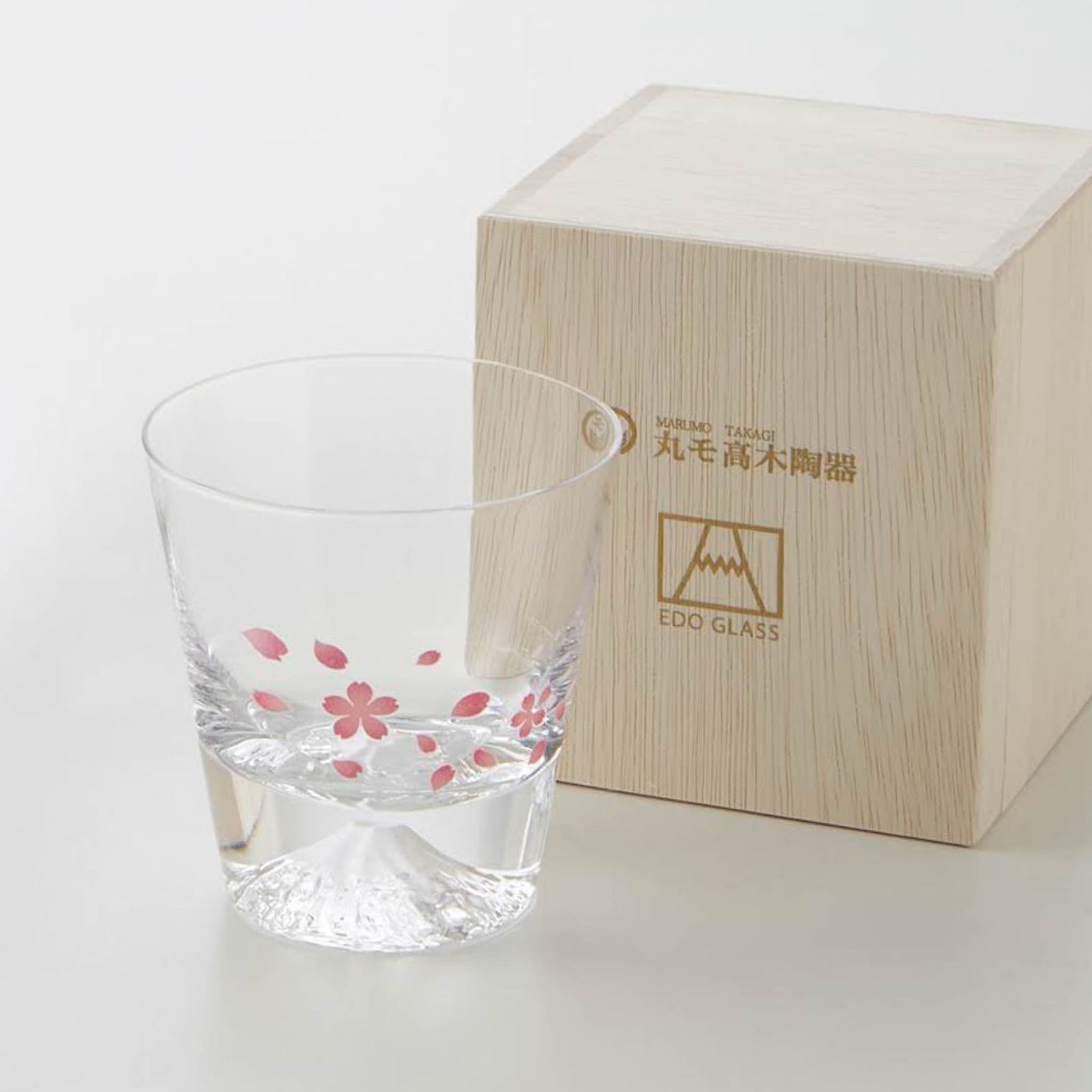 Marumo Takagi Colour Changing Sakura Fuji Rock Glass 270ml