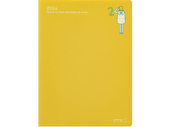 Midori 2024 Monthly Pocket Diary (A6) - Ojisan