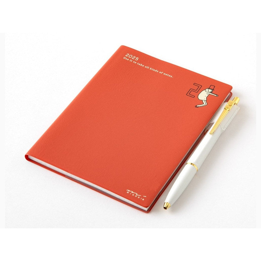 Midori 2025 Pocket Diary - A6 - Monthly Ojisan