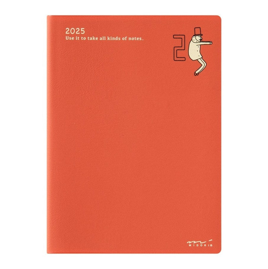 Midori 2025 Pocket Diary - A6 - Monthly Ojisan