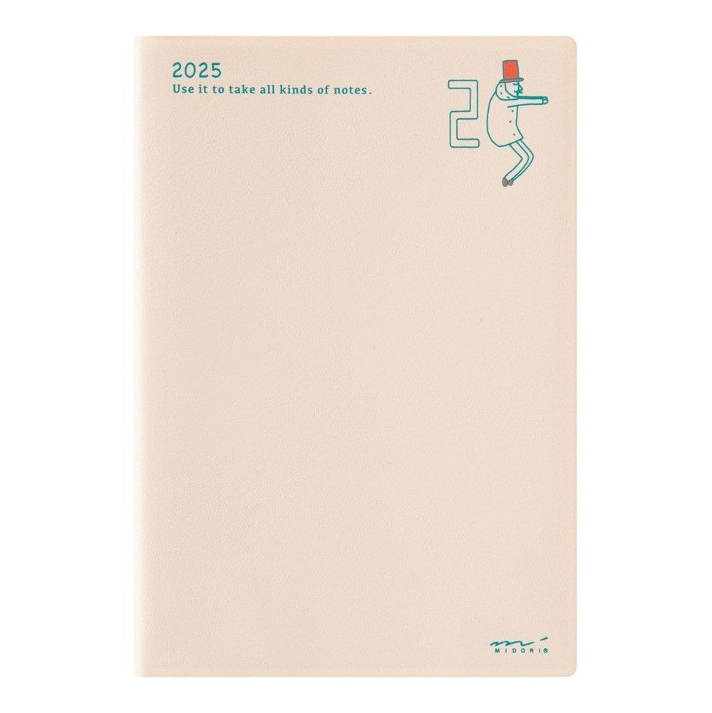 Midori 2025 Pocket Diary - B6 - Ojisan