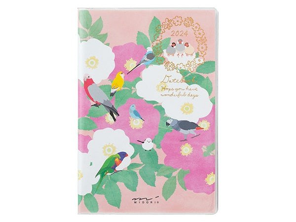 Midori 2024 Pocket Diary (Mini) - Bird