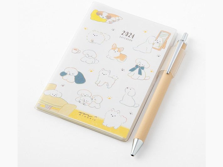 Midori 2024 Pocket Diary (Mini) - Dog