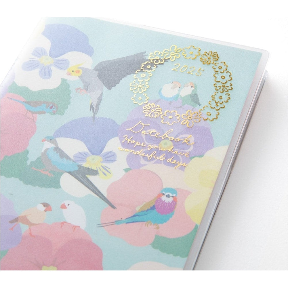 Midori 2025 Pocket Diary - Slim - Bird