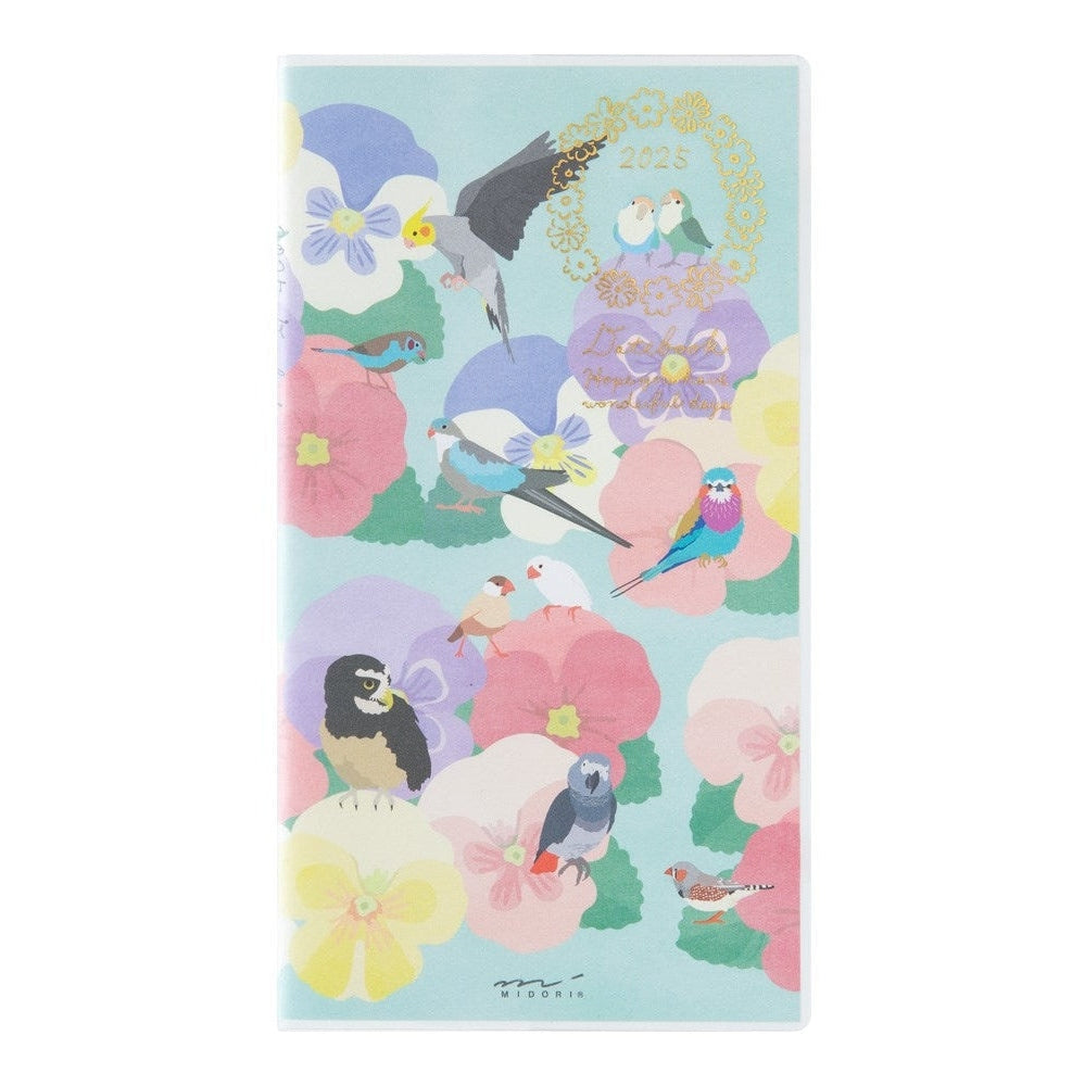 Midori 2025 Pocket Diary - Slim - Bird