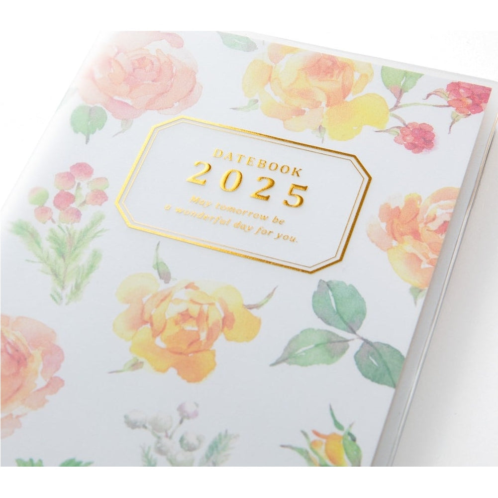 Midori 2025 Pocket Diary - Slim - Countrytime Flower