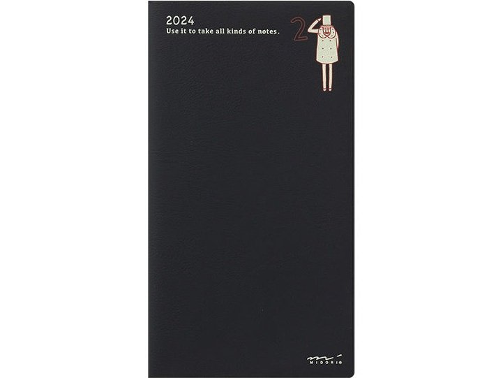 Midori 2024 Pocket Diary (Slim) - Ojisan