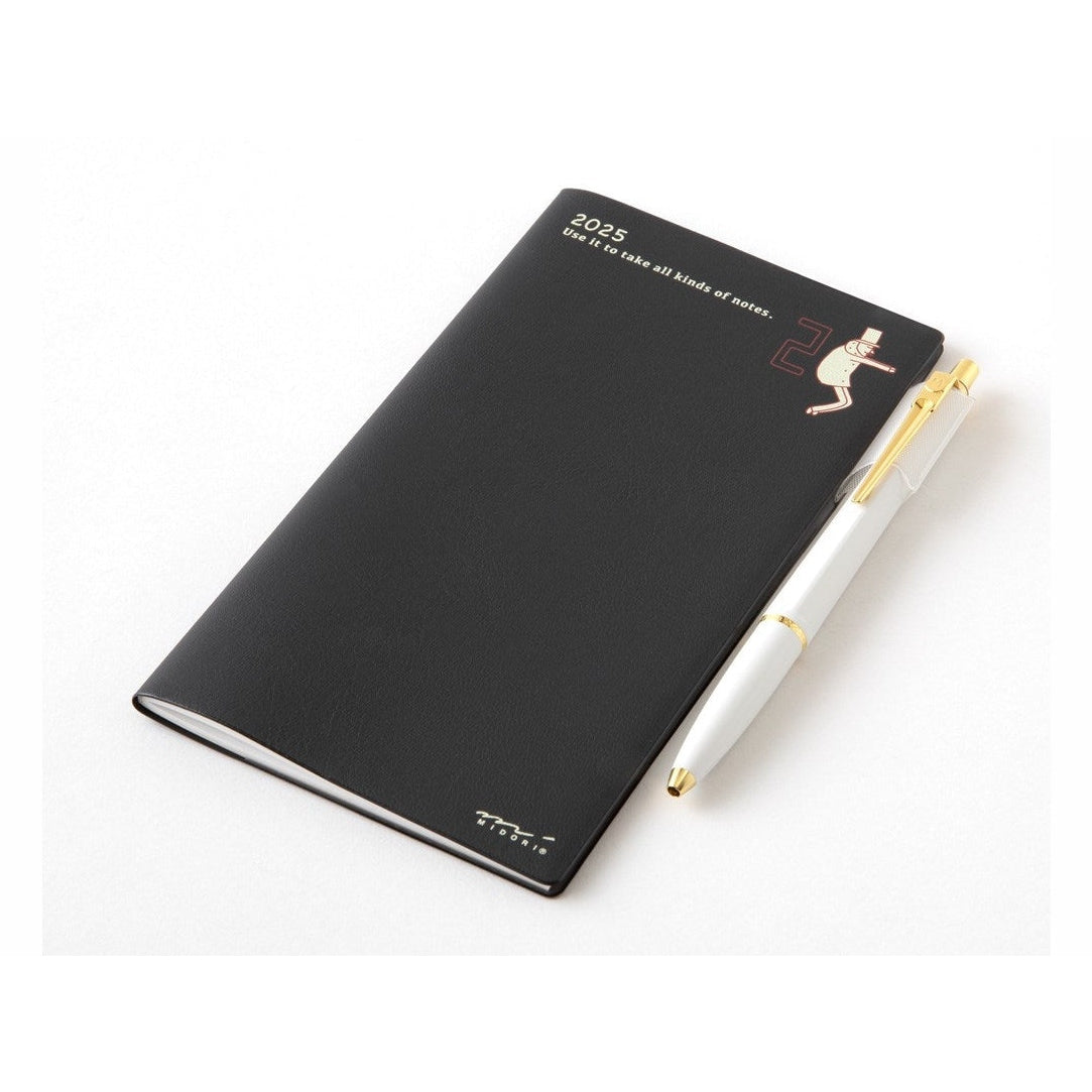 Midori 2025 Pocket Diary - Slim - Ojisan