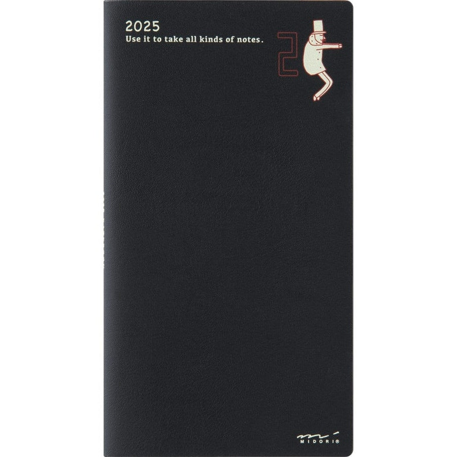 Midori 2025 Pocket Diary - Slim - Ojisan