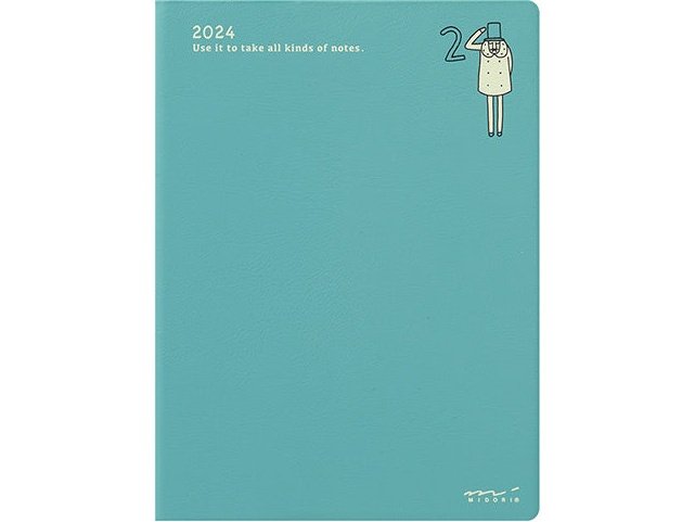 Midori 2024 Weekly Pocket Diary (A6) - Ojisan
