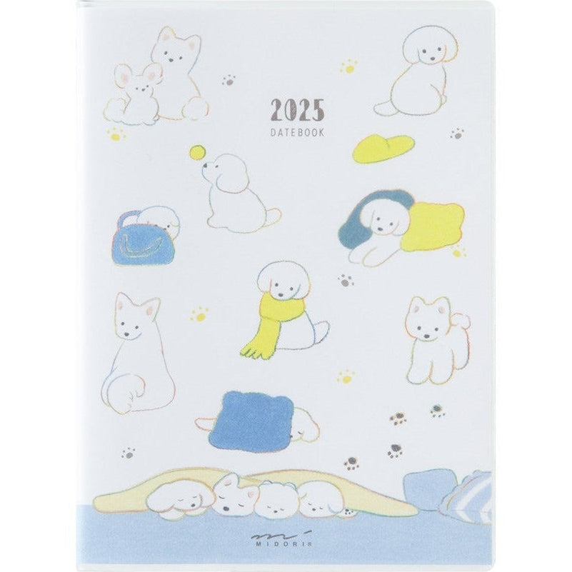 Midori 2025 Pocket Diary A6 - Dog