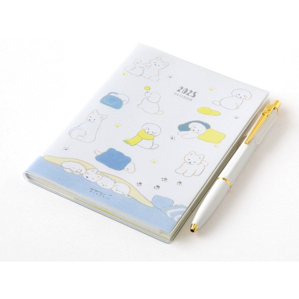 Midori 2025 Pocket Diary A6 - Dog