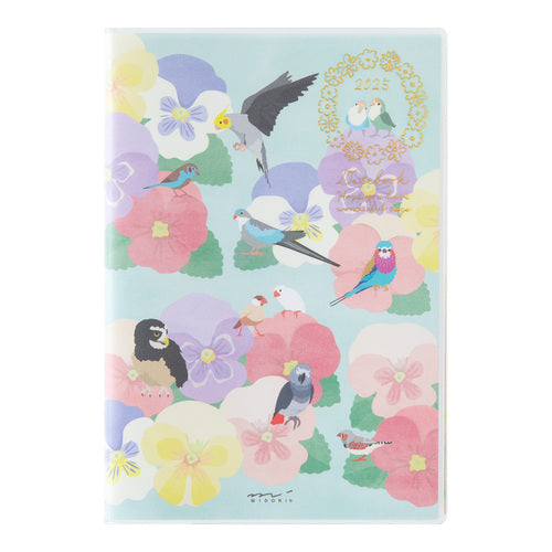 Midori 2025 Pocket Diary - B6 - Bird