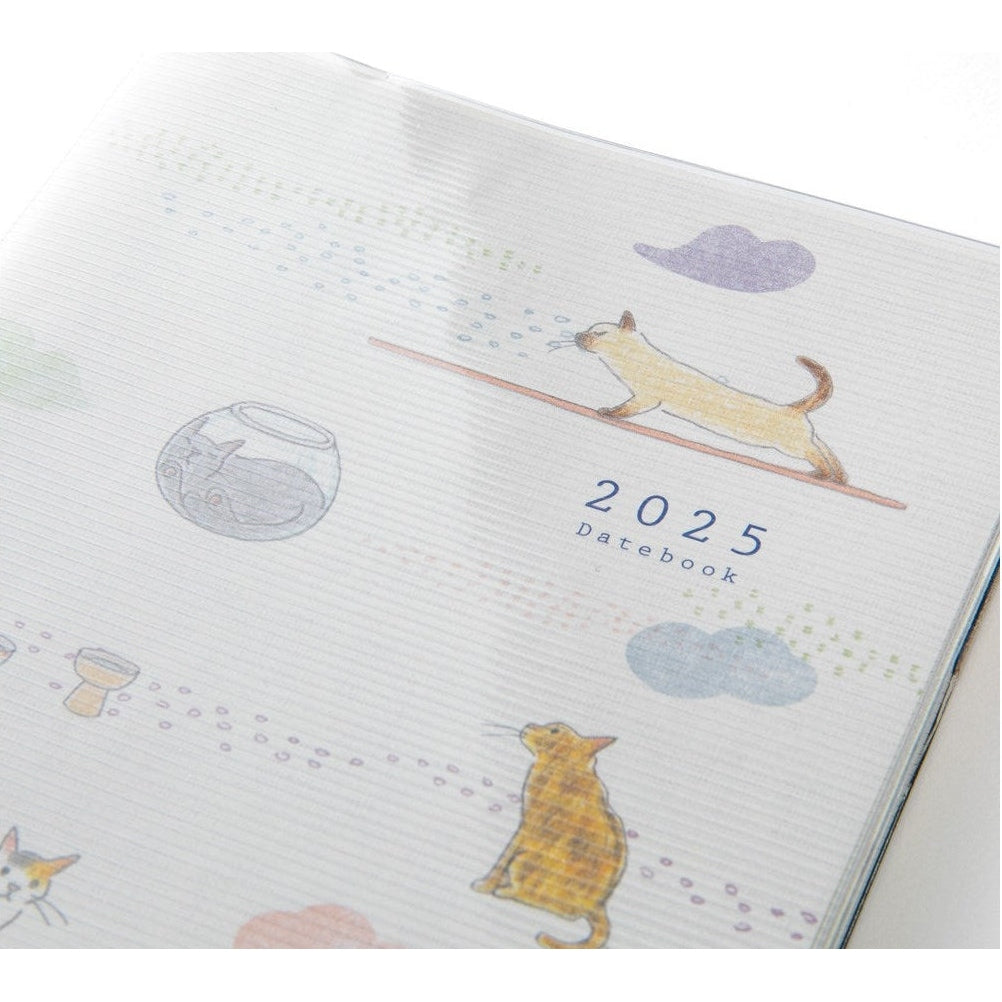 Midori 2025 Pocket Diary B6 - Cat