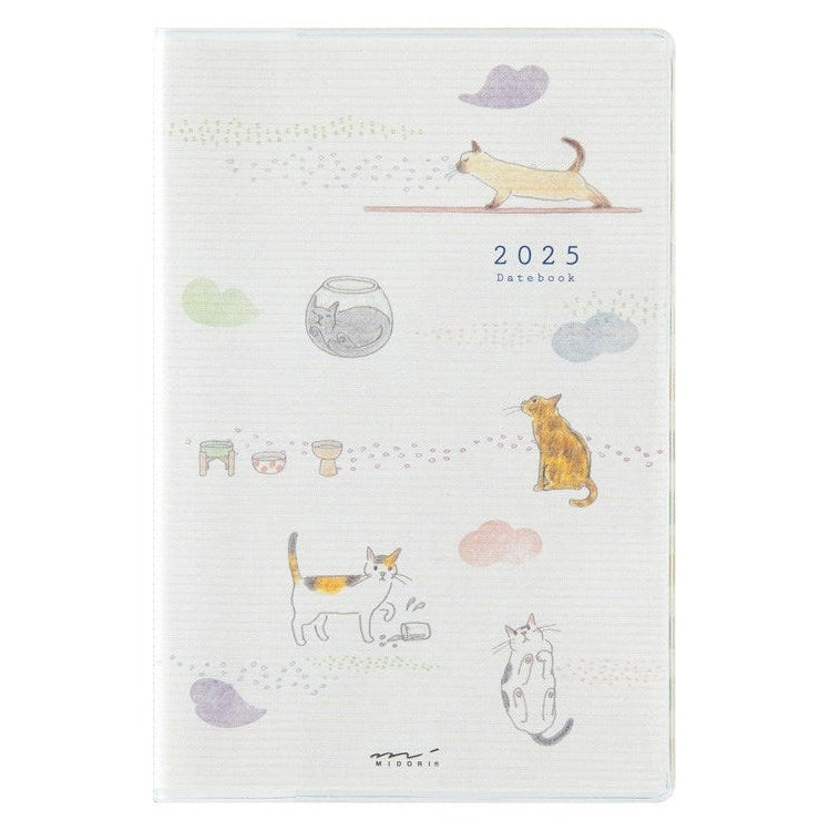 Midori 2025 Pocket Diary Mini - Cat