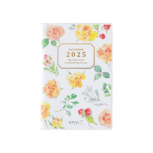 Midori 2025 Pocket Diary - Mini - Countrytime Flower