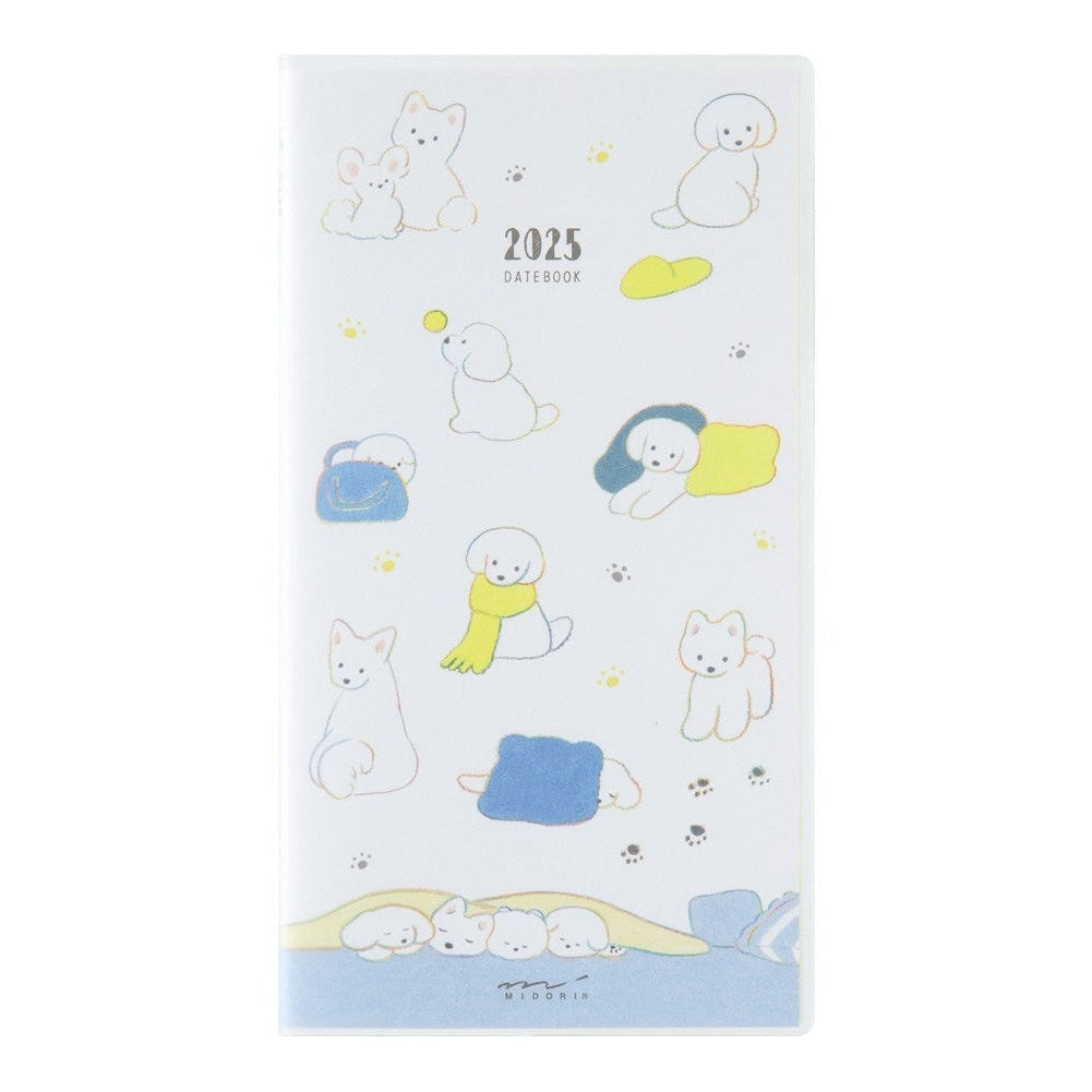 Midori 2025 Pocket Diary Slim - Dog