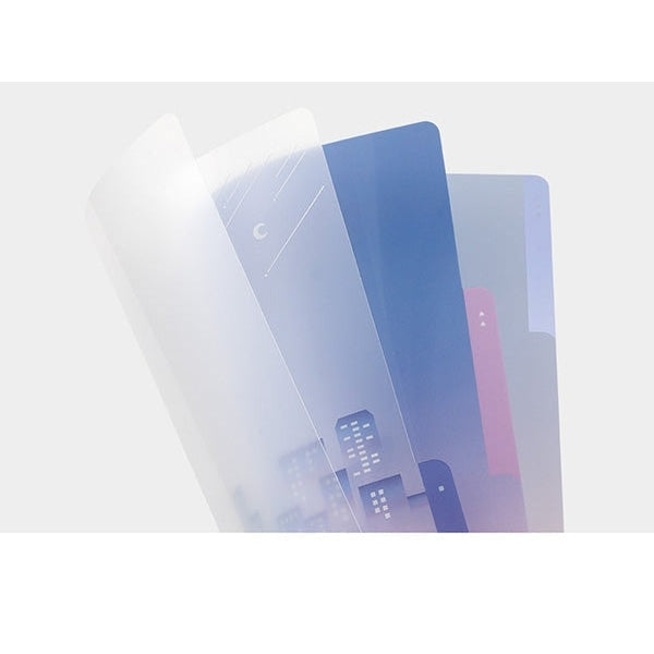 Midori 3-Pocket A4 File - City Pop